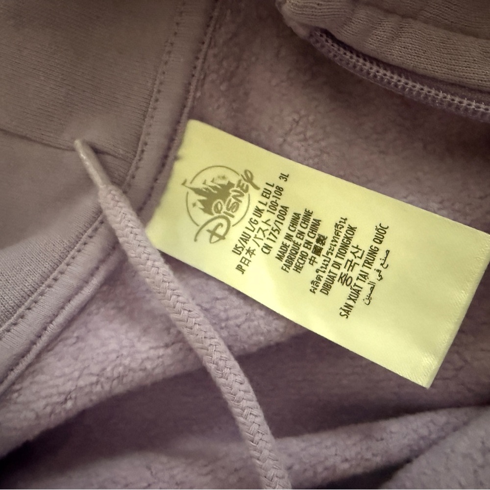 Disney Lavender Mickey Mouse Zip-Up Hoodie - Picture 3 of 3